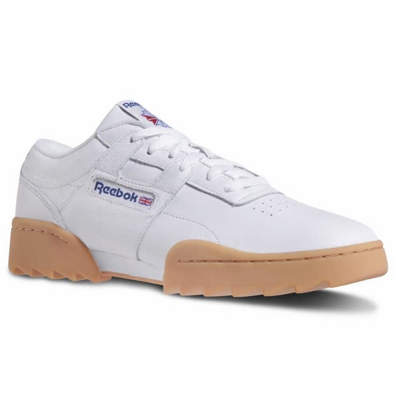 Reebok Workout Ripple Og Tenisky Damske - Biele/Kráľovská Modrá/Červené EZ5660EI